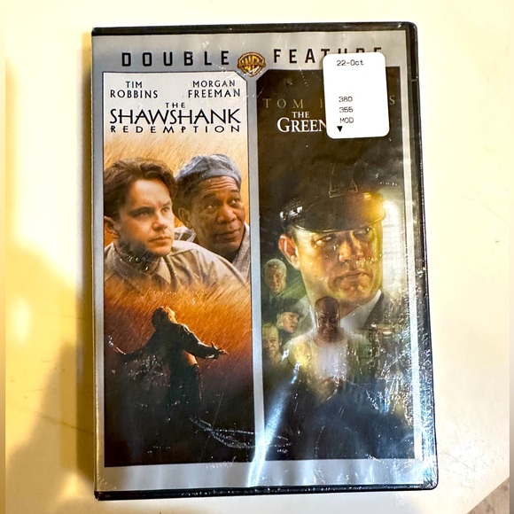 DOUBLE FEATURE THE SHAWSHANK REDEMPTION GREEN MILE TOM HANKS DVD MOVIE SEALED WB - Picture 3 of 4